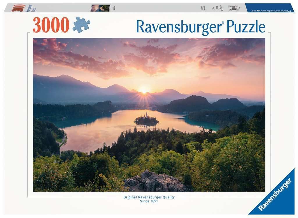 Puzzle 3000 pièces - Lac de Bled, Slovénie : Amazon.co.uk: Toys